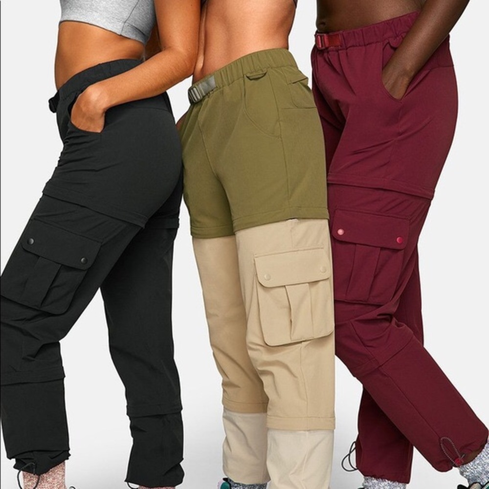 Outdoor Voice NWT RecTrek Zip Off Pants
